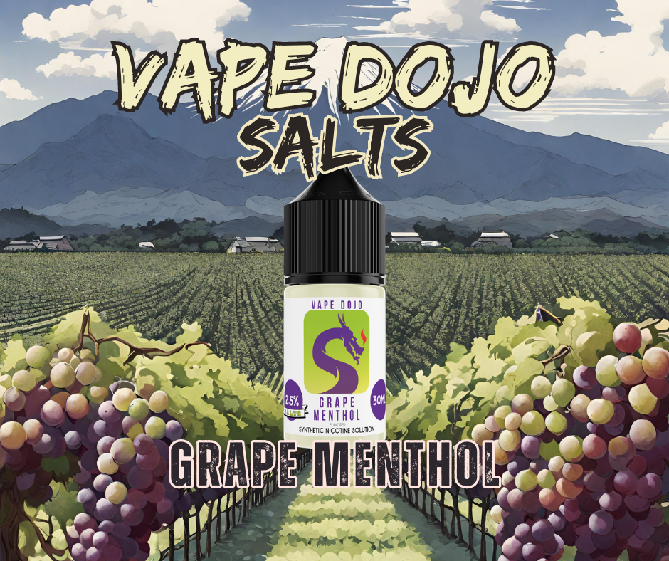 grape menthol vape juice Vape Dojo Salts