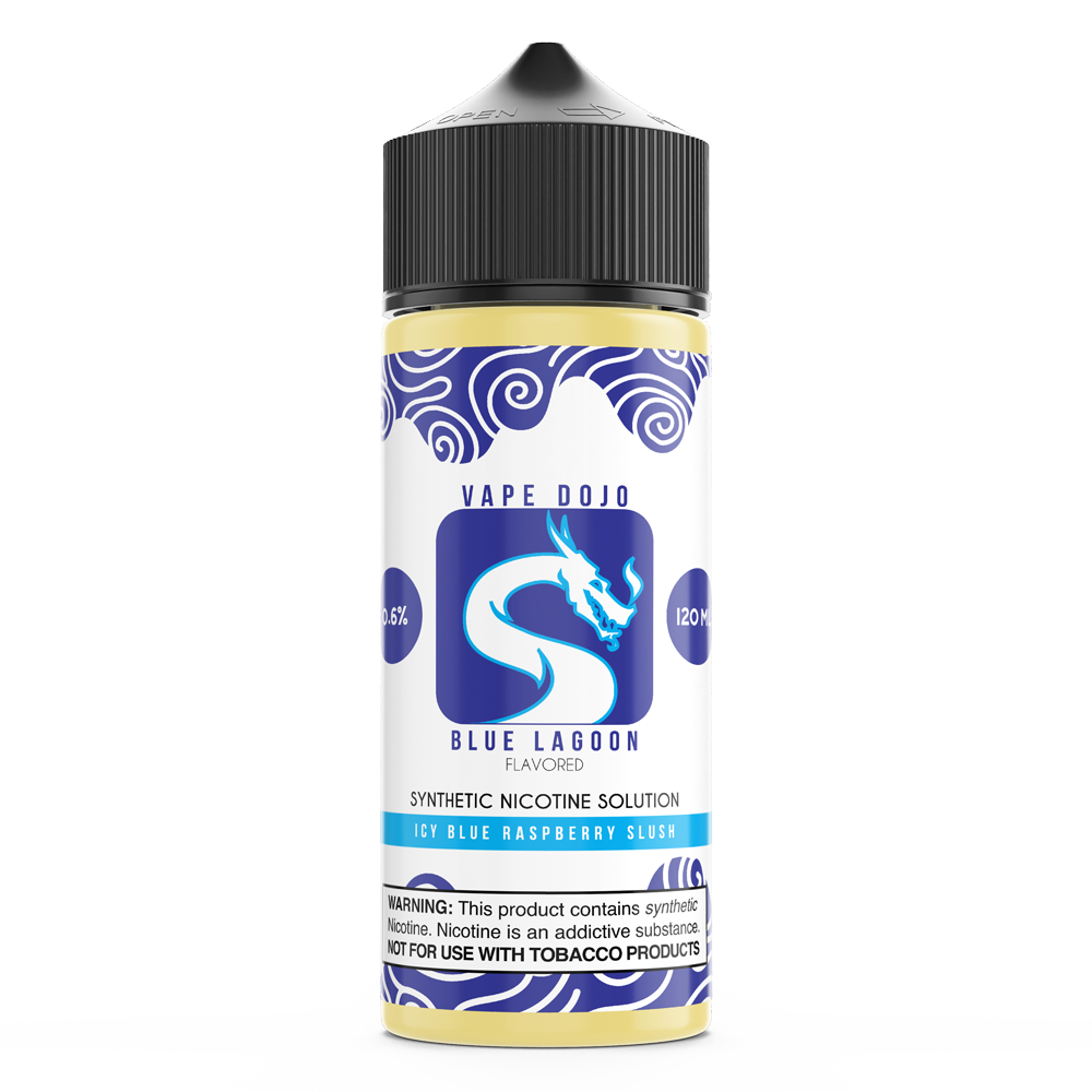 Vape Dojo - Blue Lagoon Flavored Synthetic Nicotine Solution Vape Dojo - Blue Lagoon Flavored Synthetic Nicotine Solution