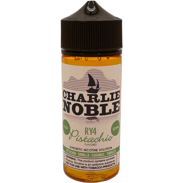Charlie Noble - PistachioRY4 Flavored Synthetic Nicotine Solution Vape Dojo Charlie Noble - PistachioRY4 Flavored Synthetic Nicotine Solution Vape Dojo