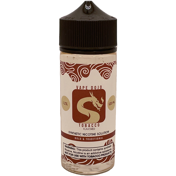 Vape Dojo - Tobacco Flavored Synthetic Nicotine Solution Vape Dojo - Tobacco Flavored Synthetic Nicotine Solution
