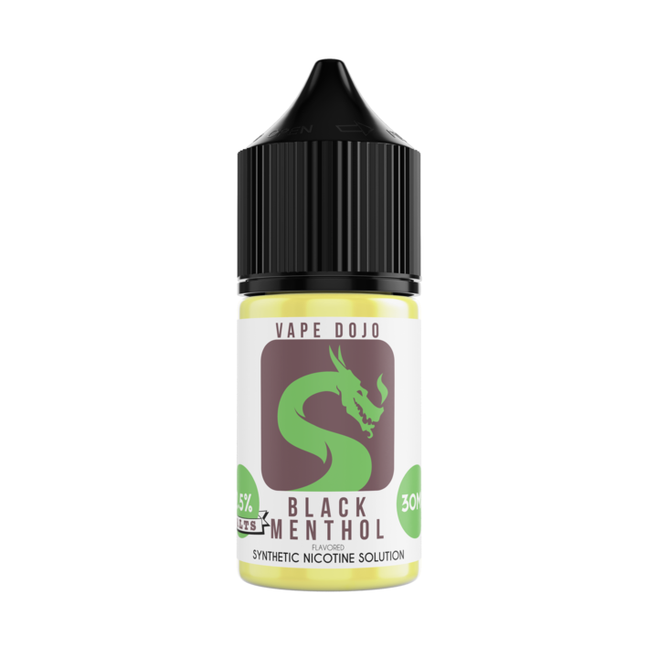 Vape Dojo Salts - Black Menthol Flavored Synthetic Nicotine Solution