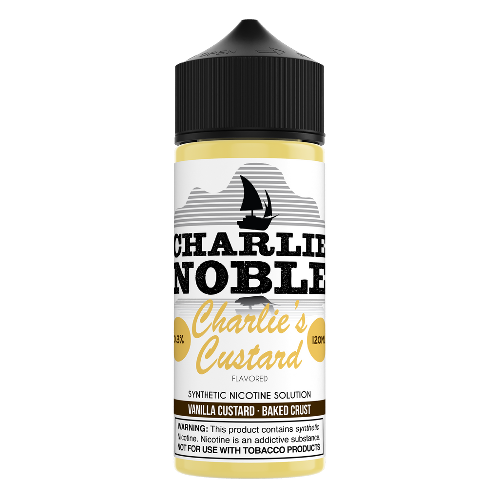 Charlie Noble - Charlie's Custard Flavored Synthetic Nicotine Solution Vape Dojo Charlie Noble - Charlie's Custard Flavored Synthetic Nicotine Solution Vape Dojo