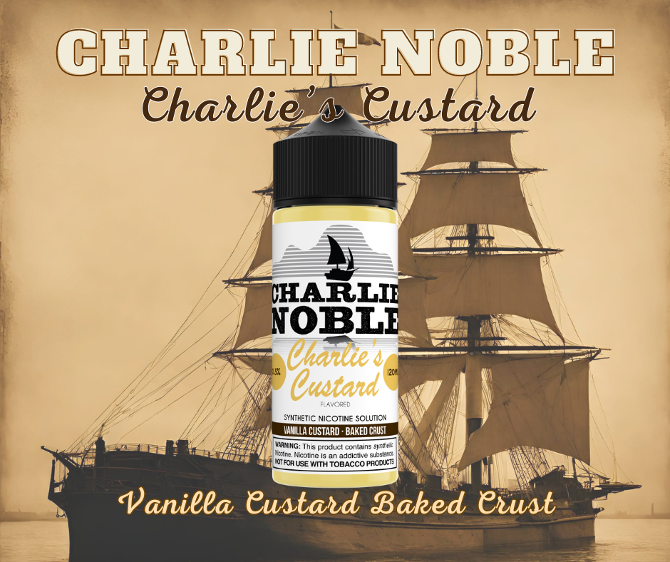 Charlie Noble - Charlie's Custard Flavored Synthetic Nicotine Solution   Vape Dojo