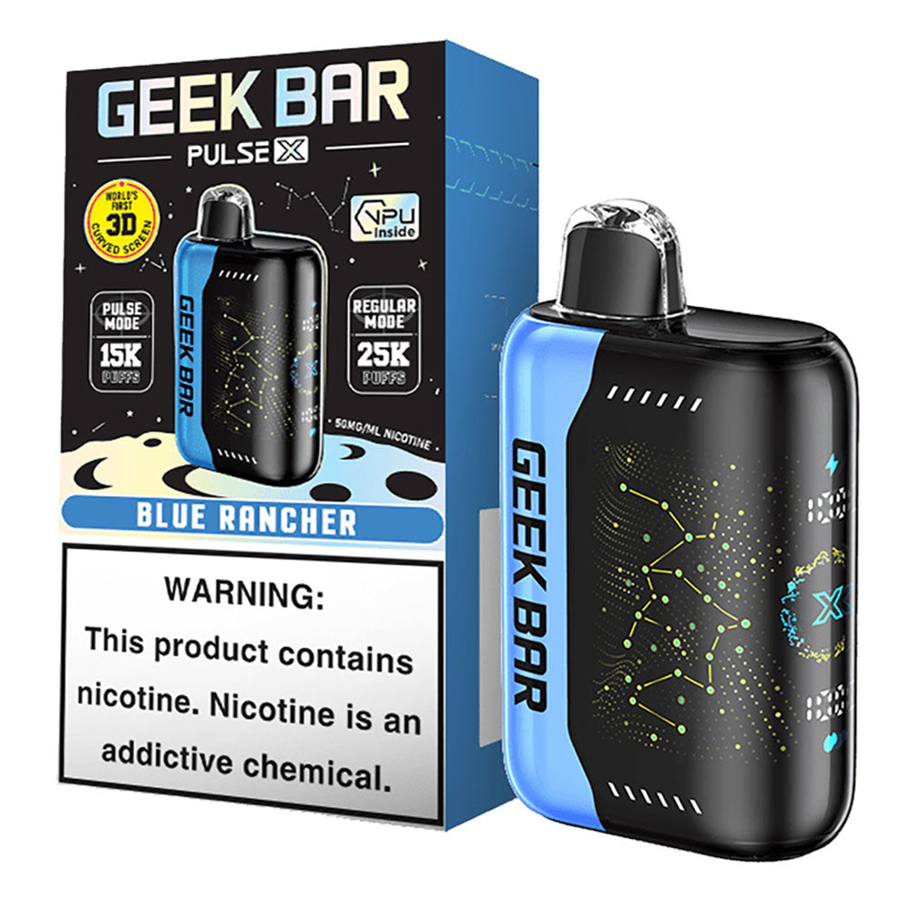 Geek Bar Pulse X - Blue Rancher Vape Dojo Geek Bar Pulse X - Blue Rancher Vape Dojo
