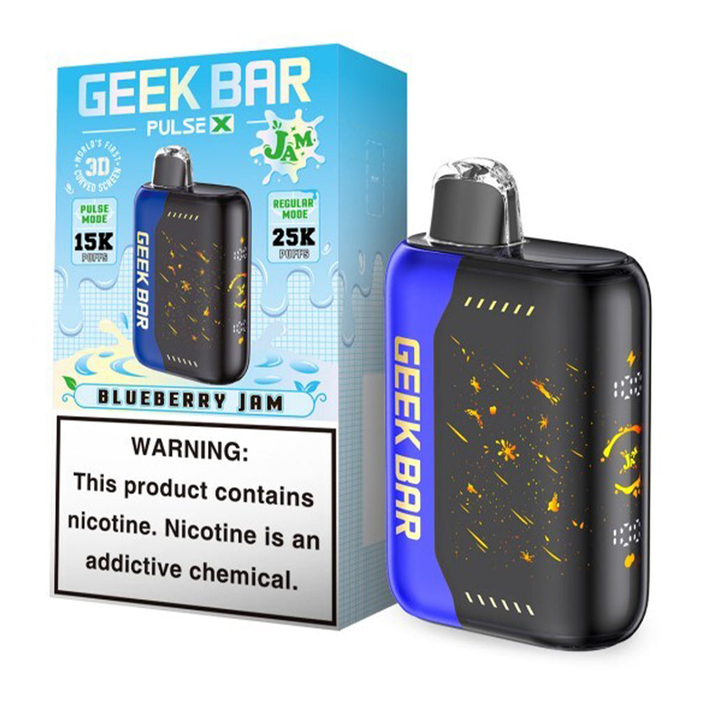 Geek Bar Pulse X - Blueberry Jam Vape Dojo Geek Bar Pulse X - Blueberry Jam Vape Dojo