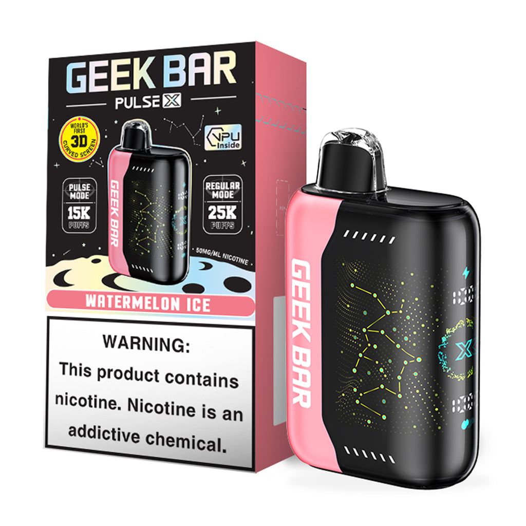 Geek Bar Pulse X - Watermelon Ice Vape Dojo Geek Bar Pulse X - Watermelon Ice Vape Dojo