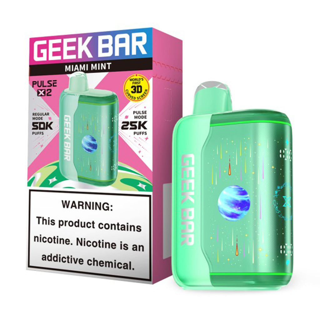 Geek Bar Pulse X 2 50K - Miami Mint