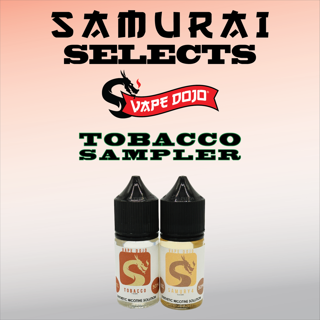 Samurai Select - Tobacco Sampler Vape Dojo Samurai Select - Tobacco Sampler Vape Dojo
