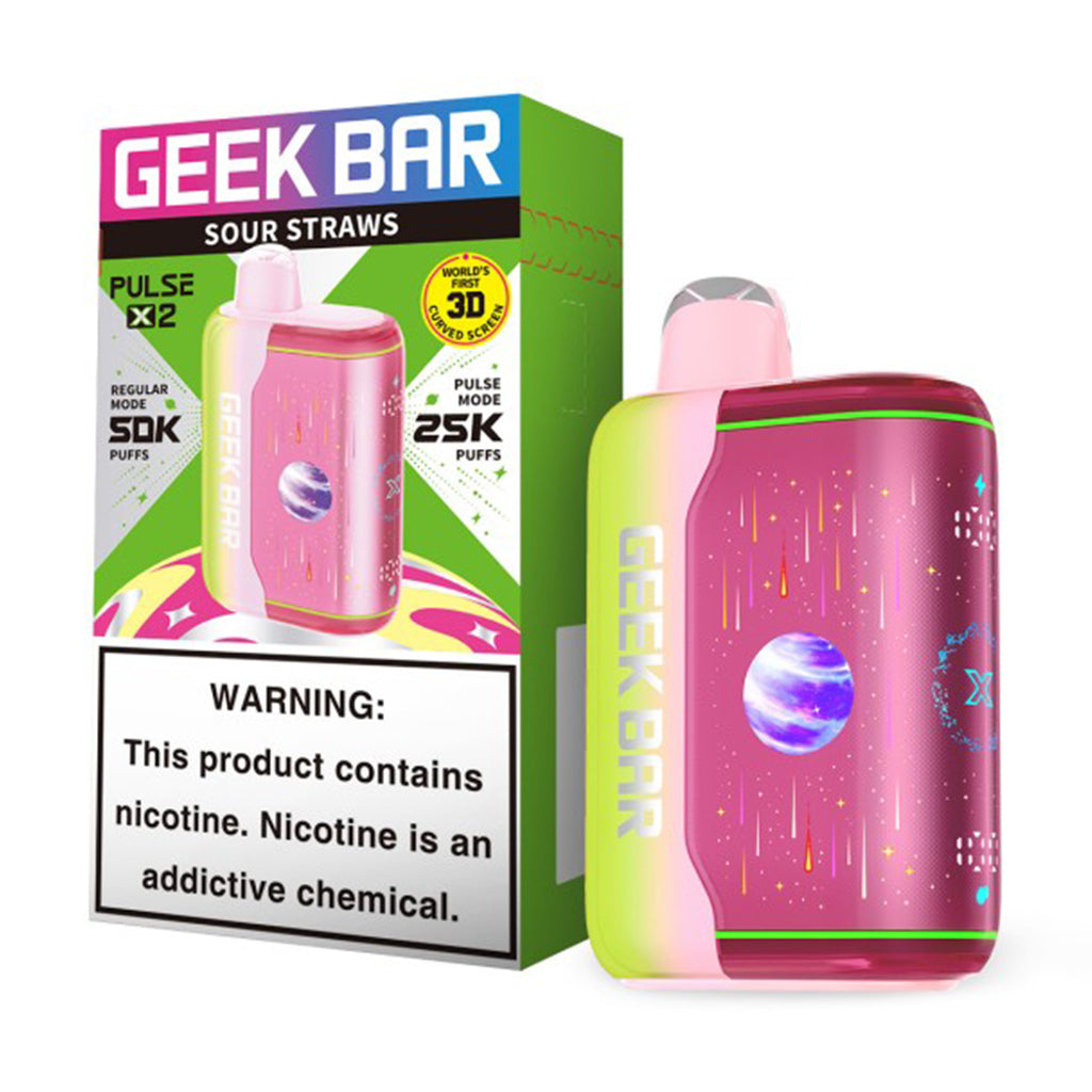 Geek Bar Pulse X 2 50K - Sour Straws