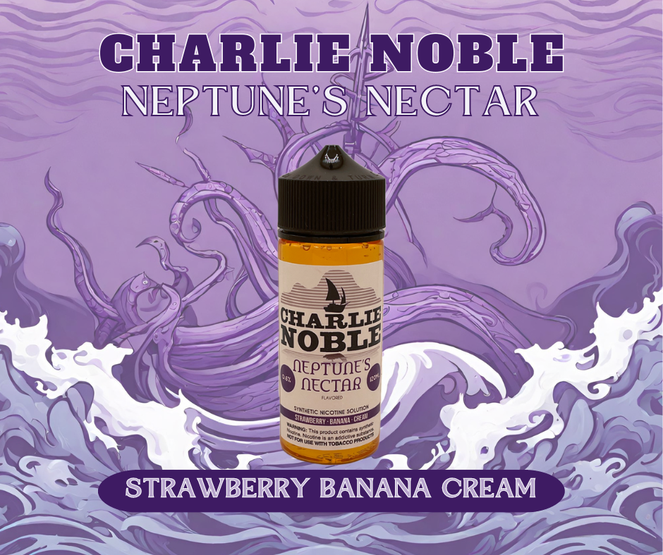 Charlie Noble - Neptune's Nectar Flavored Synthetic Nicotine Solution  Vape  Dojo