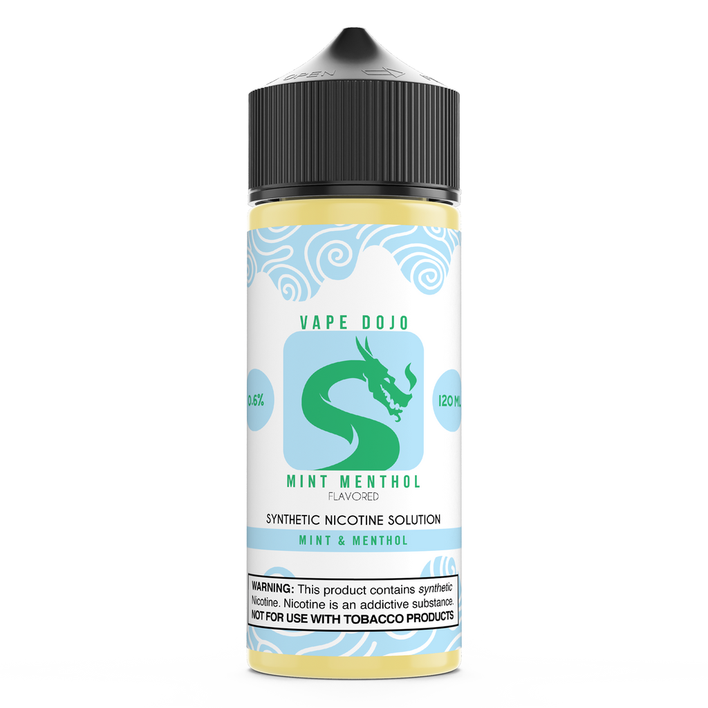 Mint Menthol Flavored Synthetic Nicotine Solution - Vape Dojo Mint Menthol Flavored Synthetic Nicotine Solution - Vape Dojo