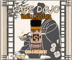 Vape Dojo - Vanilla Custard Flavored Synthetic Nicotine Solution Vape Dojo - Vanilla Custard Flavored Synthetic Nicotine Solution