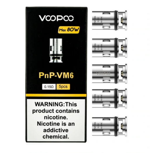 VooPoo - PnP Coils (5-Pack) Vape Dojo VooPoo - PnP Coils (5-Pack) Vape Dojo