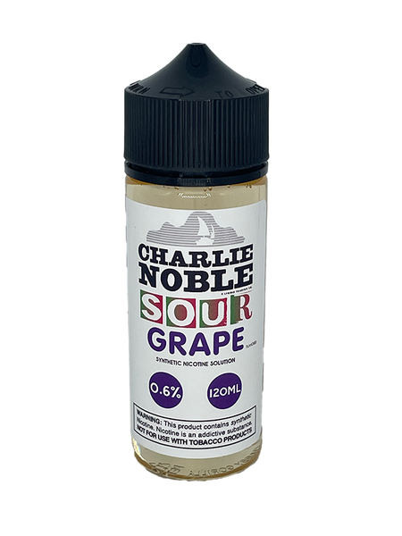 Charlie Noble - Sour Grape Flavored Synthetic Nicotine Solution 0mg