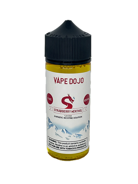 Vape Dojo - Strawberry Menthol Flavored Synthetic Nicotine Solution 0mg