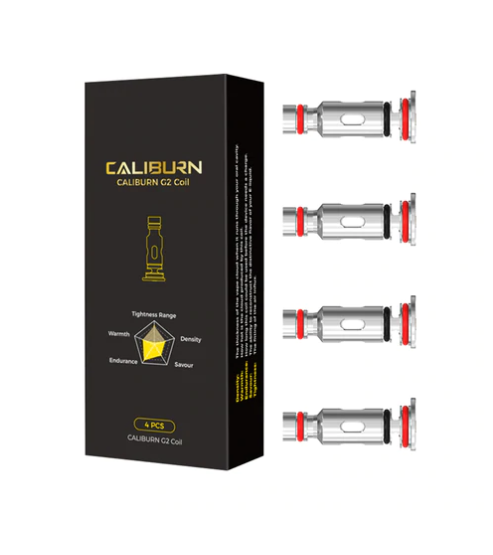 Uwell - Caliburn G2 Replacement Coil (4-Pack) Vape Dojo Uwell - Caliburn G2 Replacement Coil (4-Pack) Vape Dojo
